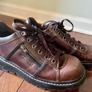 Vintage brown Skechers chunky sneakers
